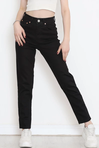 Boyfriend Kot Pantolon Siyah2 - 18222.1431. ürün görseli