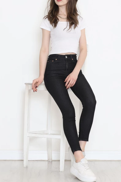 Süper Likra Kot Pantolon Koyufüme2 - 18200.1431. - Resim 2