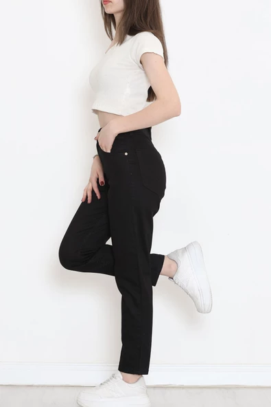 Boyfriend Kot Pantolon Siyah2 - 18222.1431. - Resim 4