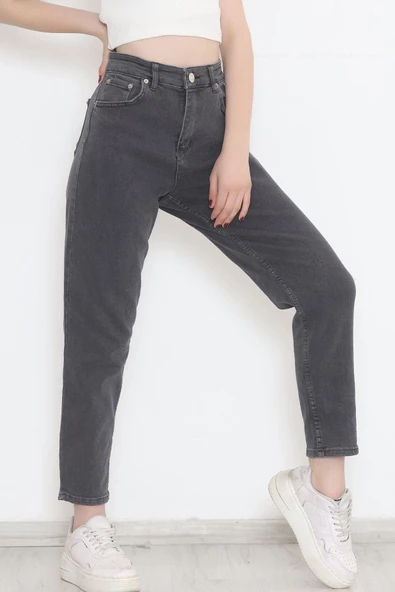 Boyfriend Kot Pantolon Koyugri1 - 11917.1431. - Resim 5