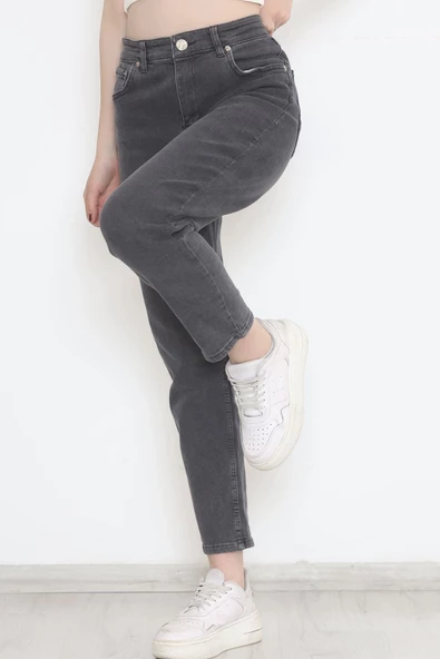 Boyfriend Kot Pantolon Koyugri1 - 11917.1431. - Resim 3