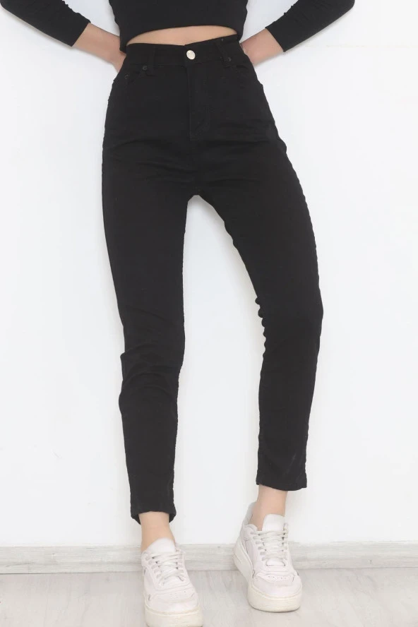 Dar Paça Kot Pantolon Siyah - 11918.1431. ürün görseli