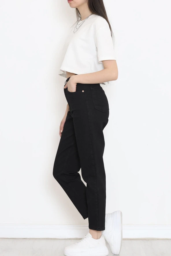 Boyfriend Kot Pantolon Siyah3 - 8756.1431. - Resim 2