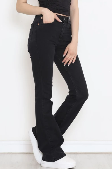 İspanyol Paça Kot Pantolon Füme4 - 11878.1431. - 5