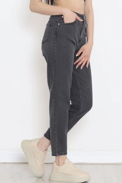 Boyfriend Kot Pantolon Koyugri - 18222.1431. - Resim 5