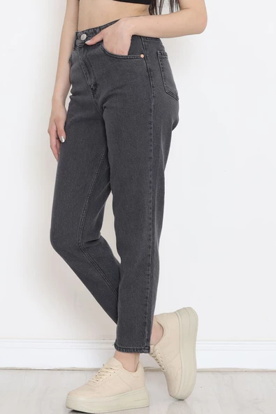 Boyfriend Kot Pantolon Koyugri - 18222.1431. - Resim 3