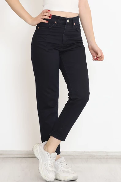 Boyfriend Kot Pantolon Koyulacivert - 11917.1431. - 3