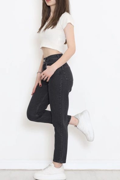Boyfriend Kot Pantolon Füme - 18222.1431. - 4