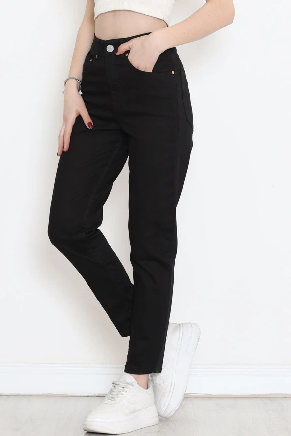Boyfriend Kot Pantolon Siyah1 - 18222.1431. - Resim 3
