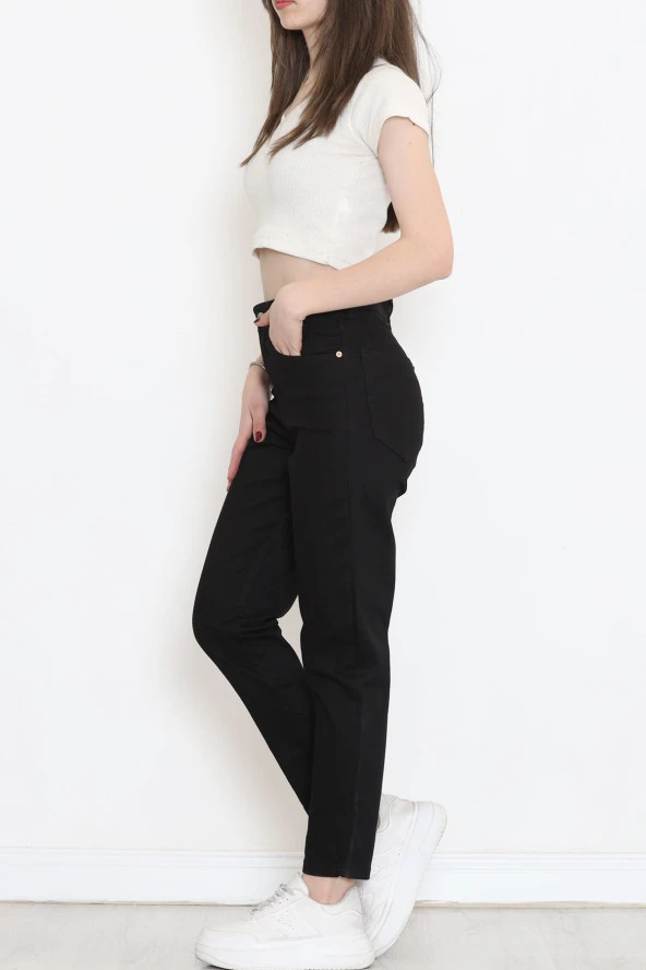 Boyfriend Kot Pantolon Siyah1 - 18222.1431. - Resim 4