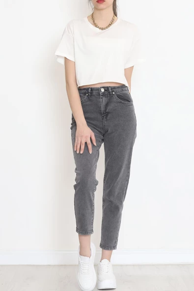 Boyfriend Kot Pantolon Açıkgri2 - 11917.1431. - Resim 3