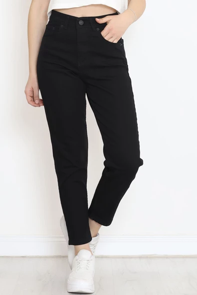 Boyfriend Kot Pantolon Siyah - 17260.1431. ürün görseli