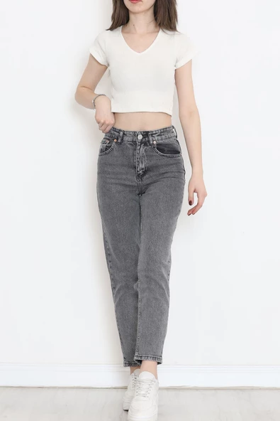 Boyfriend Kot Pantolon Füme1 - 18222.1431. - 2