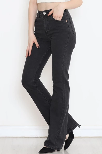 İspanyol Paça Kot Pantolon Füme - 17274.1431. - 3