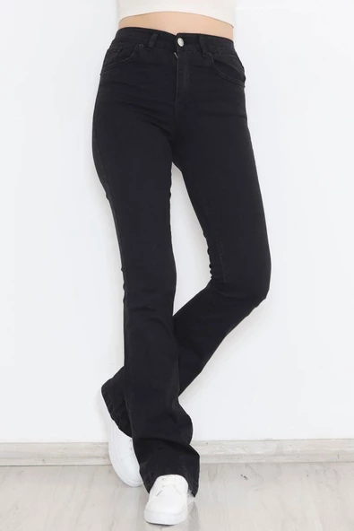 İspanyol Paça Kot Pantolon Koyufüme - 11878.1431. ürün görseli