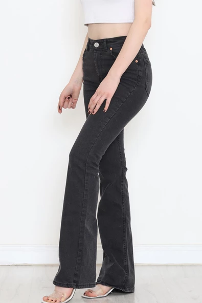 İspanyol Paça Kot Pantolon Füme1 - 17274.1431. - 3