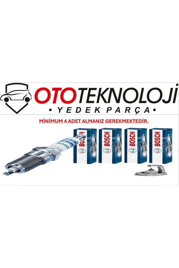 Bosch  Bujı Cıft Tırnak Vectra / Astra / Corsa 1214000 - 0242229654 Takım Fiyatıdır ürün görseli