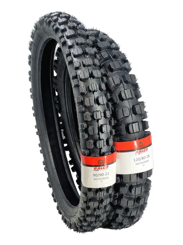 RALCO TYRES HERO X PULSE LASTİK TAKIMI 120/80-18 VE 90/90-21 TT MOTOCROSSSET