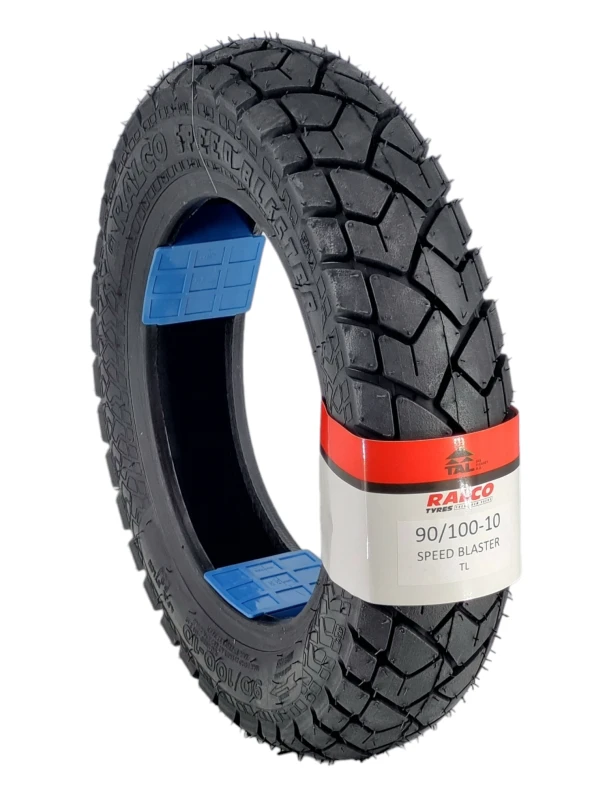 RALCO TYRES 90/100-10TL (TUBELESS - DUBLEKS) MOTOSİKLET LASTİĞİ SPEEDBLASTER