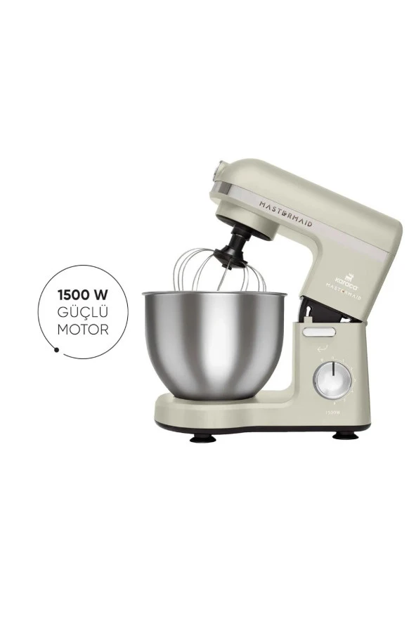 Karaca Mastermaid Chef Stand Mikser Soft Cream 1500w 5 Lt