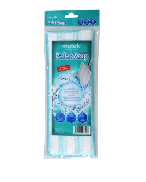 Motek Tablet Mop Mikrofiber Yedek Bez Yedek Ped-PL14 ürün görseli 1