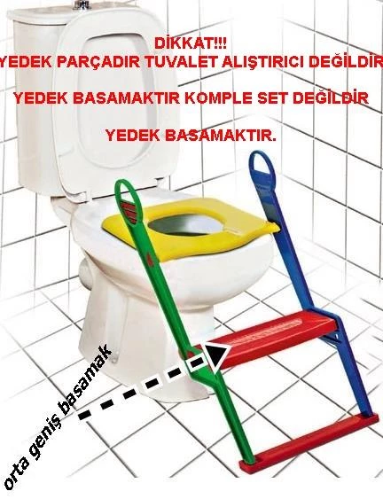 Moonstar Tuvalet Alıştırıcı Orta Yedek Geniş Basamak TR-115-YEDEK PARÇADIR KOMPLE SET DEĞİLDİR - 3