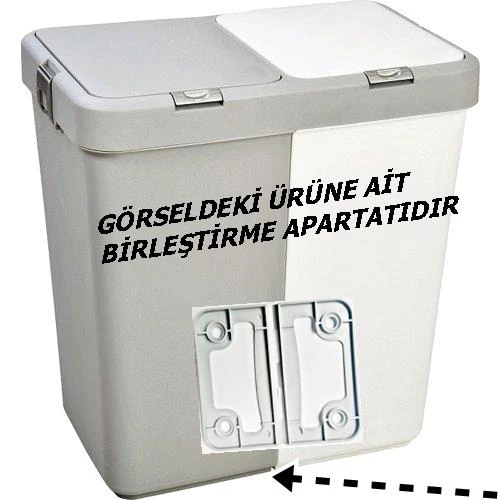 Motek 80LT Çamaşır Sepeti Çöp Kovası Yedek Alt Birleştirme Aparatı - 4