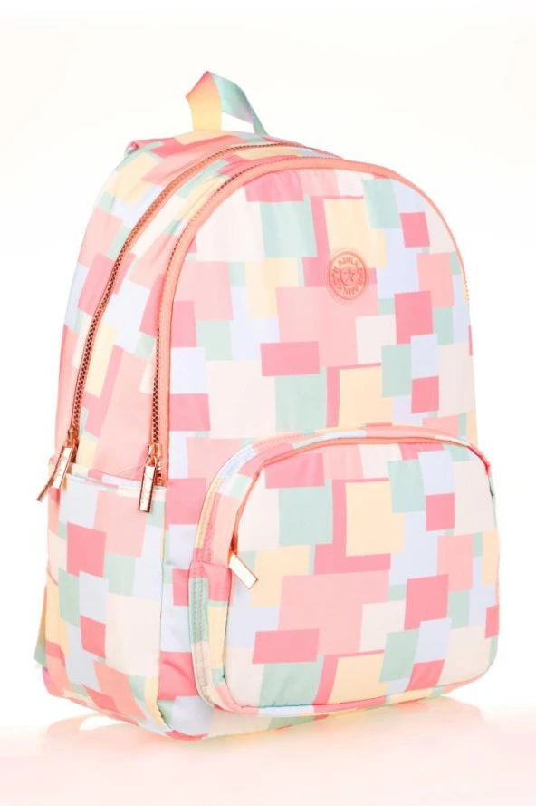 Kaukko Rainbow Sırt Çantası Square Salmon K1754 - Resim 2