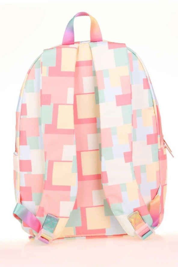 Kaukko Rainbow Sırt Çantası Square Salmon K1754 - Resim 3