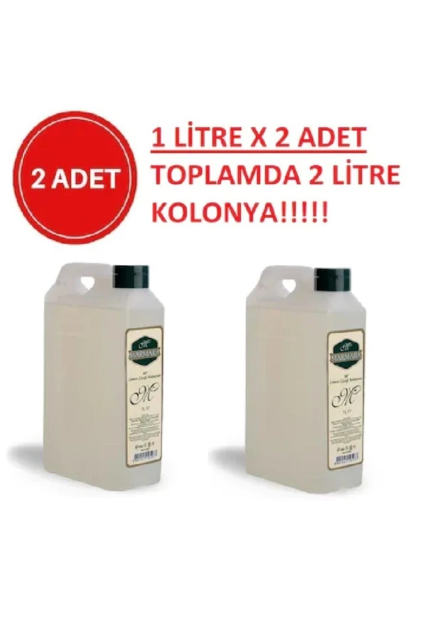 MARMARA Kolonya Limon 1 Litre X 2 Adet