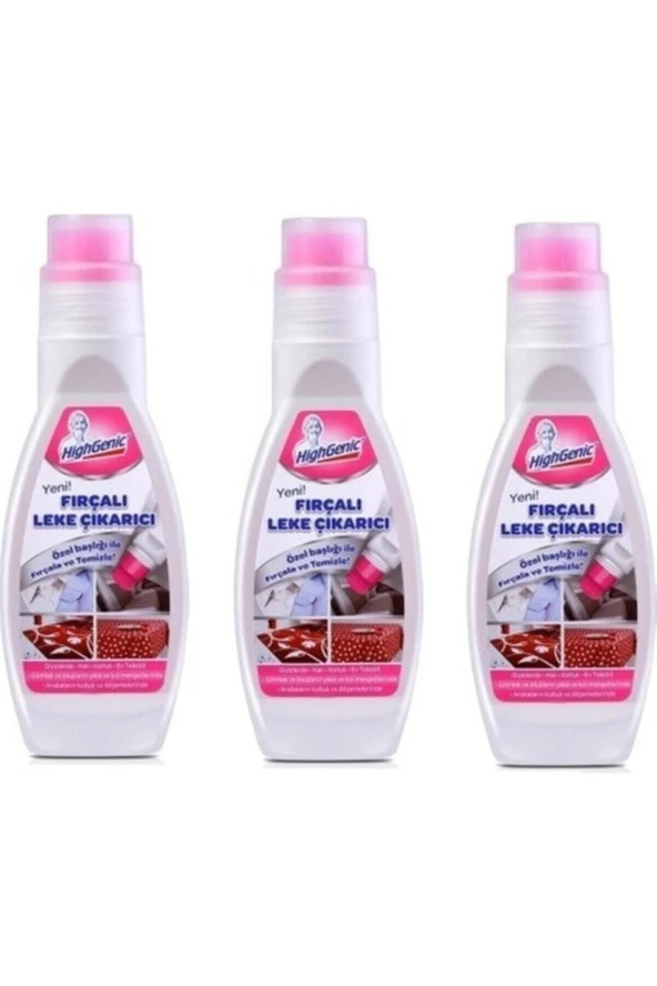 HİGHGENİC Fırçalı Leke Çıkarıcı 200 ml  3 Adet