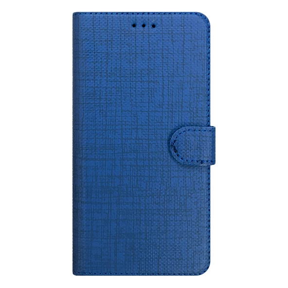 Huawei P40 Lite Kılıf FitCase Fabric Kapaklı Cüzdanlı - 12