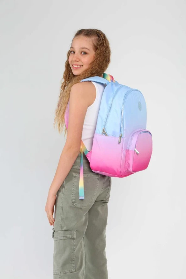 Kaukko Rainbow Sırt Çantası Blue K1760 - Resim 2
