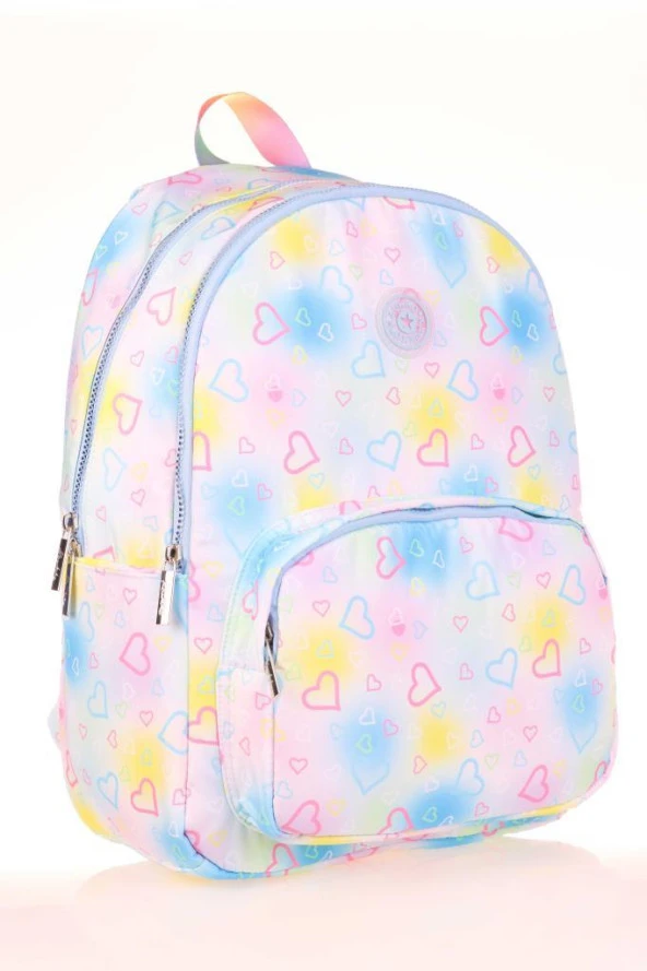 Kaukko Rainbow Sırt Çantası Heart K1761 - Resim 5