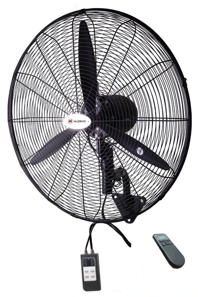 MUZEKO MZK-750 30 INÇ 210w KUMANDALI DUVAR TİPİ SANAYİ VANTİLATÖR 75CM
