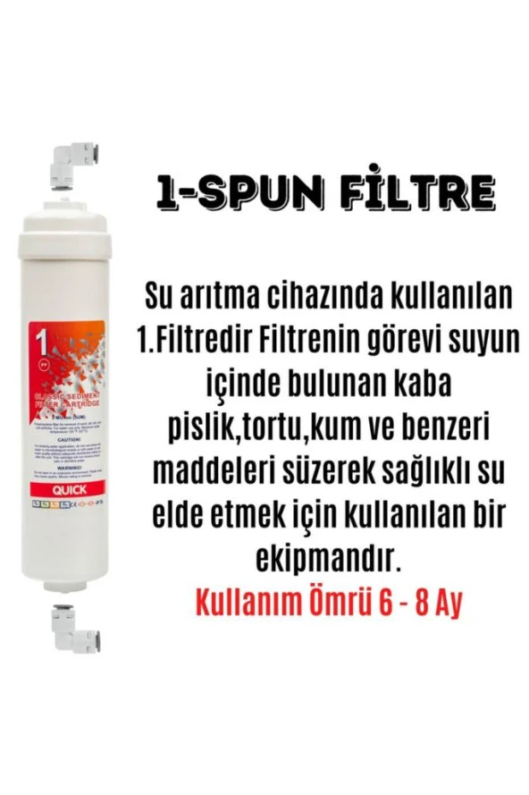 Kapalı Kasa Su Arıtma Cihazı Filtresi 5 Li Set Lg Membran - 3