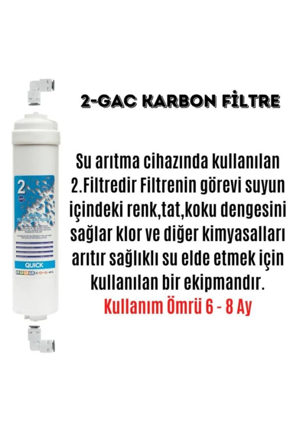 Kapalı Kasa Su Arıtma Cihazı Filtresi 5 Li Set Lg Membran - 4