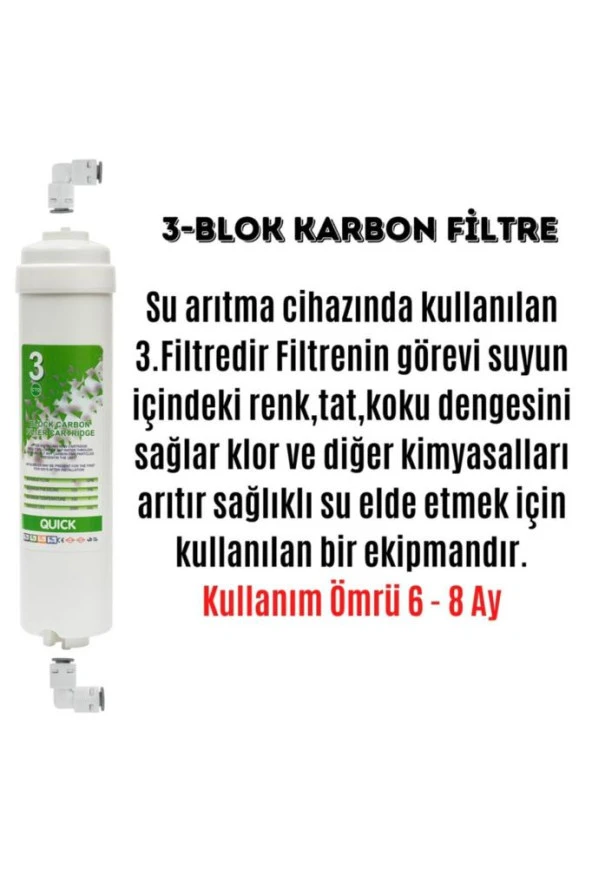 Kapalı Kasa Su Arıtma Cihazı Filtresi 5 Li Set Lg Membran - 5
