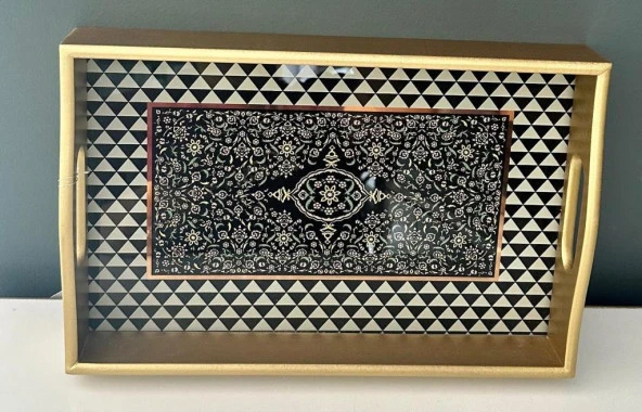 DECORİUM ASAF TEPSİ 21*33 M04672-AB