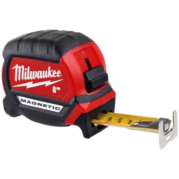 Milwaukee 8 Mt Manyetik Şerit Metre 4932464600