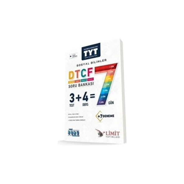 Limit Tyt Dtcf 7 Gün Sosyal Bilimler Soru Bankası