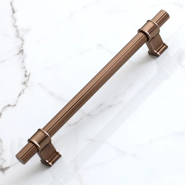 Hisar Bronz Renk Metal Kulp 160 mm-16 cm Mobilya Çekmece Dolap Mutfak Dolabı Kulpları Kulbu Kulpu - Resim 2