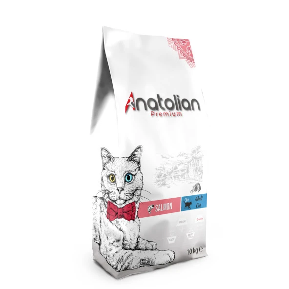 Anatolian Premium Somon Etli Yetişkin Kedi Maması 10 KG