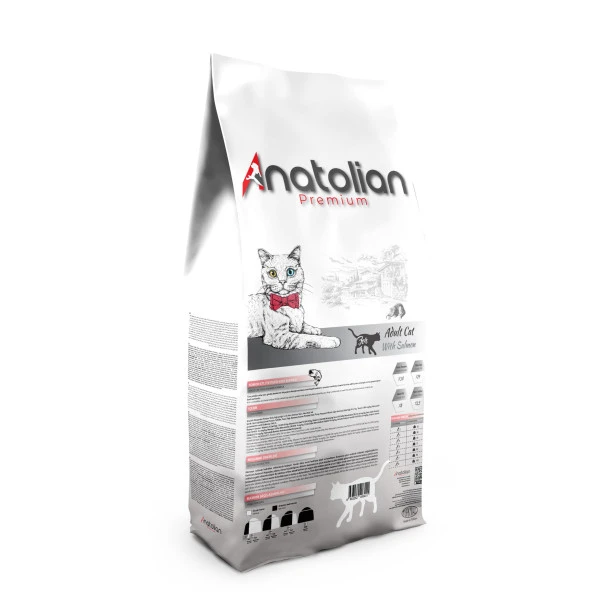 Anatolian Premium Somon Etli Yetişkin Kedi Maması 10 KG - 2