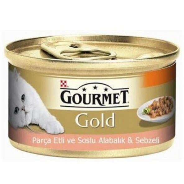 Gourmet Gold Alabalıklı Kedi Konservesi 85 Gr