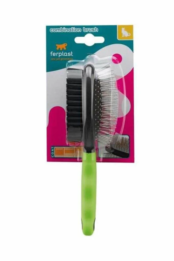 Ferplast Çift Taraflı Kedi Ve Köpek Fırçası Gro 5798 - 2