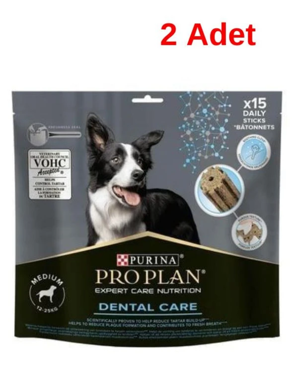 Pro Plan Dental Care Ortak Irk Köpek Ödül Maması 345 Gr 2 Adet