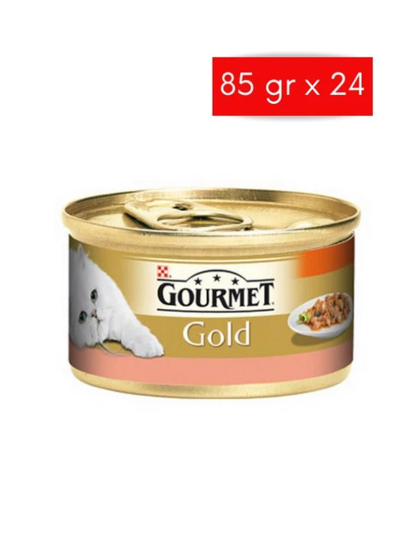 Gourmet Gold Alabalıklı Kedi Konservesi 85 Gr x 24 Adet