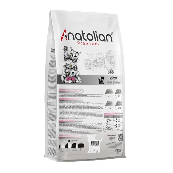 Anatolian Premium Kitten Chicken Tavuklu Yavru Kedi Maması 4 Kg - 2
