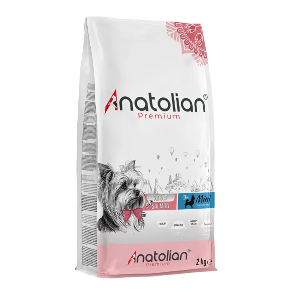Anatolian Premium Mini Adult Salmon Somonlu Yetişkin Küçük Irk Köpek Maması 4 Kg